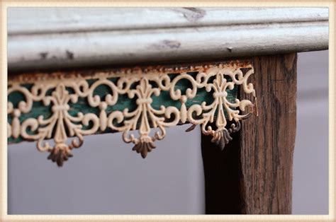 rustic metal trim for furniture